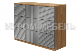 Здесь изображено  Комод Бергамо, фасады эмаль