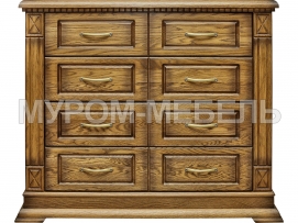 Здесь изображено Комод Флоренция 4 ящика (фальшь 8 ящ.)