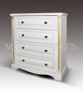 Здесь изображено Комод Милена (сосна, резьба береза)