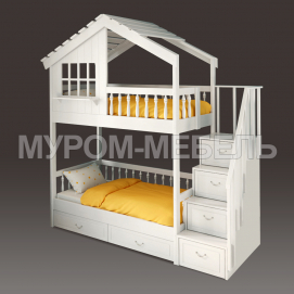 Здесь изображено Кровать Домик на дереве в интернет-магазине