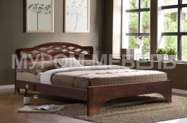 Здесь изображено Кровать Вирсавия из дуба