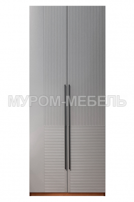 Здесь изображено Шкаф Бергамо 2-х ств., фасады МДФ в эмали