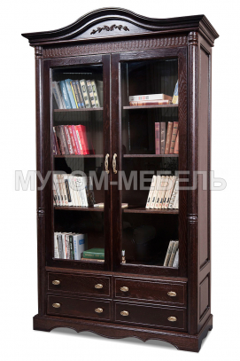 Здесь изображено Шкаф книжный Валео с ящиками