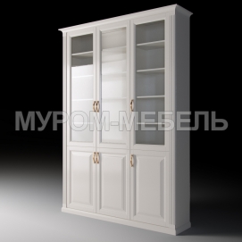 Здесь изображено Шкаф трехстворчатый из серии 