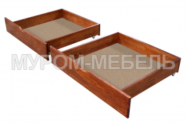 Здесь изображено Ящик подкроватный на колесиках