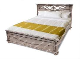 Здесь изображено Кровать Мелиса из дуба