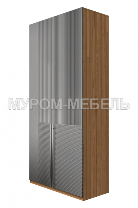 Здесь изображено Шкаф Бергамо 2-х ств., фасады МДФ в эмали